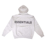 Essentials 3M Logo Pullover Grey Hoodie