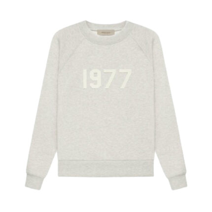 Essentials Crewneck 1977 Gray Sweatshirt